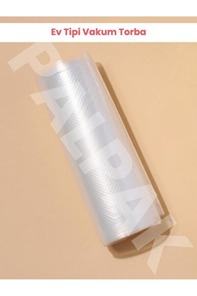 PALPAK Ev Tipi Tırtıklı Vakum Rulo En:25cm Boy:5metre