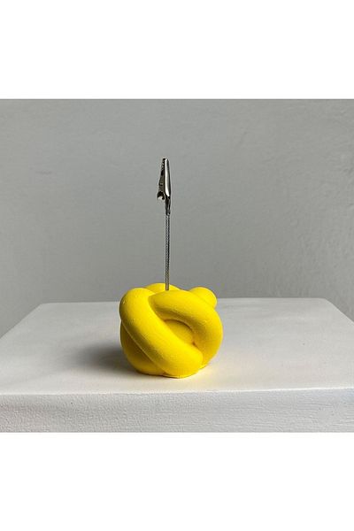 Melouro Yellow Knot Note Holder