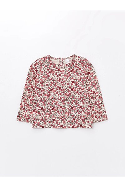 LC Waikiki LCW Baby - Crew nyakú nyomtatott hosszú ujjú kislány pulóverek 2db-os készlet