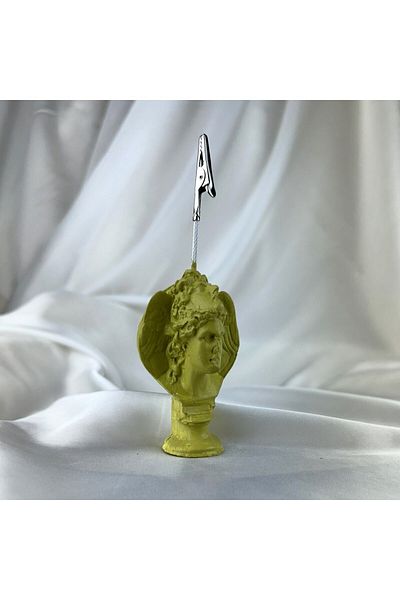 Melouro Mold Green Perseus Sculpture Note Holder, Photo Holder