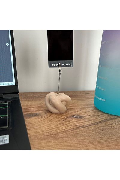 Melouro Cream Knot Note Holder