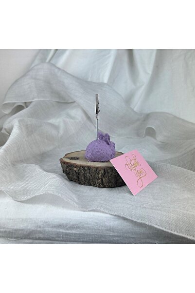 Melouro Antique Lavender Rabbit Note Holder, Photo Holder