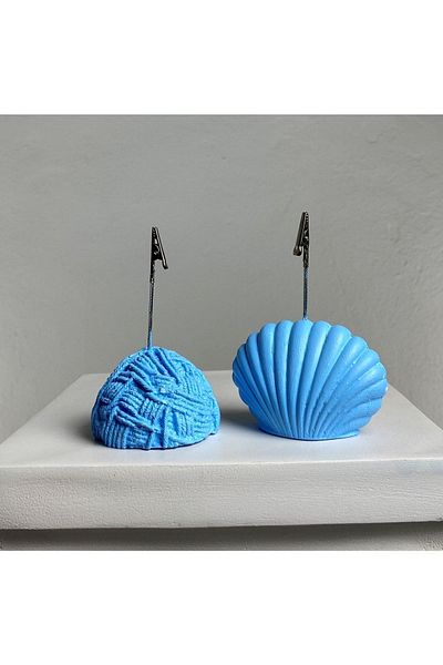 Melouro Light Blue Ball Ball And Oyster Note Holder