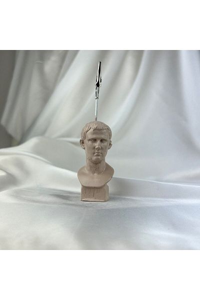 Melouro Cream Agrippa Sculpture Note Holder, Photo Holder