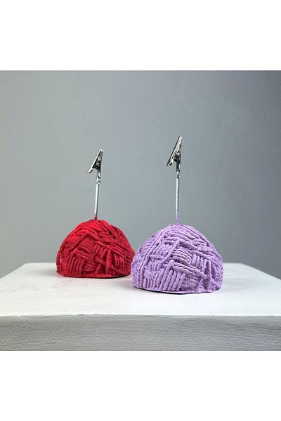 Melouro Ball Tuber Note Holder Set of 2 ( Lilac - Red )
