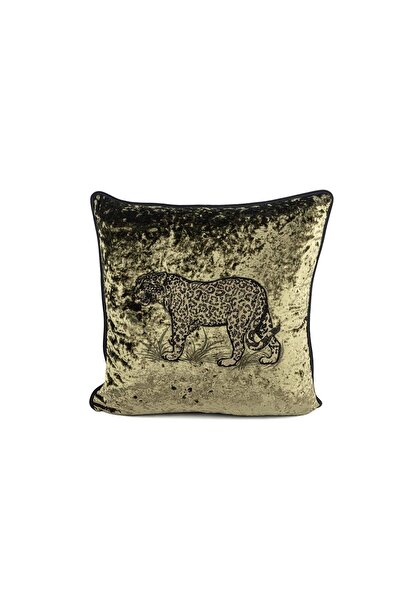 Mikasa Moor Подушка з вишивкою леопарда - 50x50