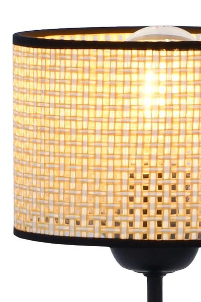 OSC HOME AYDINLATMA TASARIM Modern Double Bedroom - Lampshade Hazeran Wicker and Standing Table Lamp
