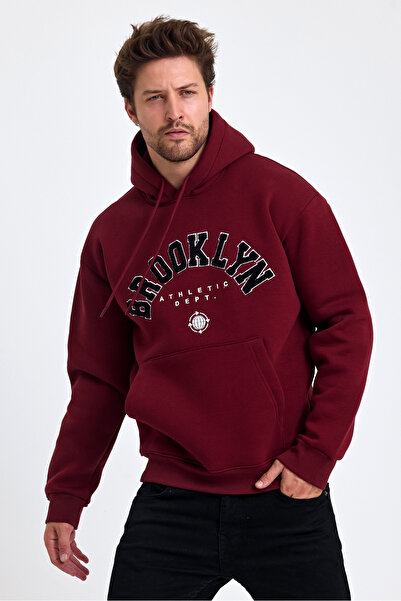 Tarz Cool Ανδρικό φούτερ με κουκούλα Softfly Regular Fit - Τυπωμένο