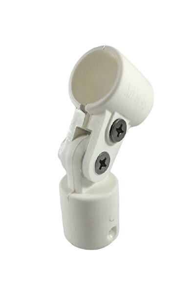 Sealux Tekne Tente Bağlantısı. Orta Mafsal. 22mm Beyaz. Tekne Tentesi