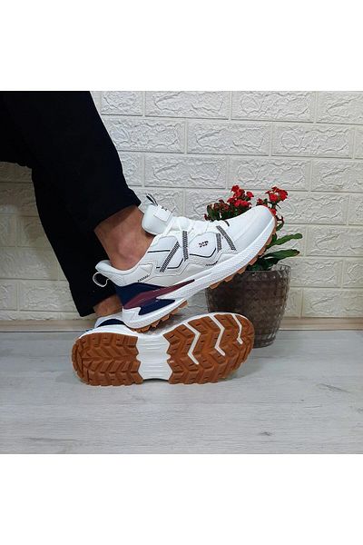 MP ONE M.p. 1642 - White Memory Foam, Anti-slip and Comfortable Sports Shoes