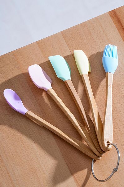 ACAR Rainbow 5 Piece Silicone Mini Kitchen Set