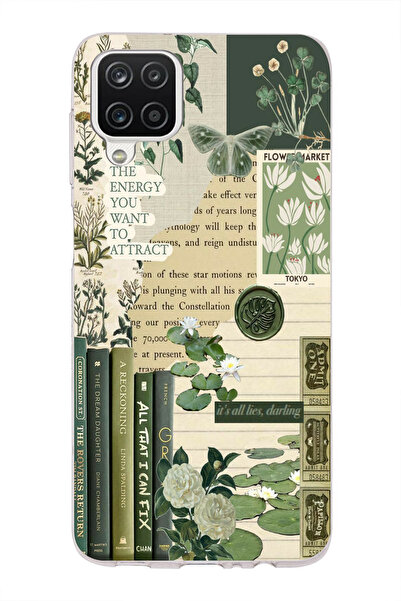 moonset Samsung Galaxy A12/M12 Uyumlu Be The Energy Kolaj Tasarımlı Baskılı Ş...