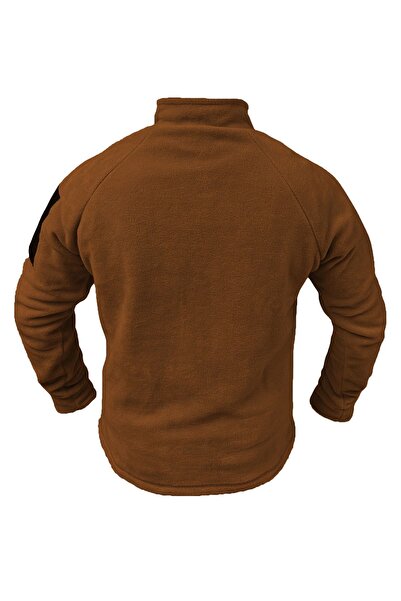 GENIUS STORE Men's Polar Outdoor - Zippered Combat, Half Zippered Tactical Fleece