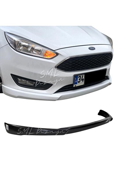 SML Dizayn Ford Focus 3 Makyajlı 2015-2018 Ön Ek (PLASTİK) Boyasız Focus 3.5 Ön-karlık-ek-bodykit-lip