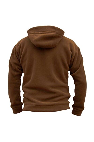 GENIUS STORE Polar pentru bărbați în aer liber cu glugă Kombat Tactical Fleece