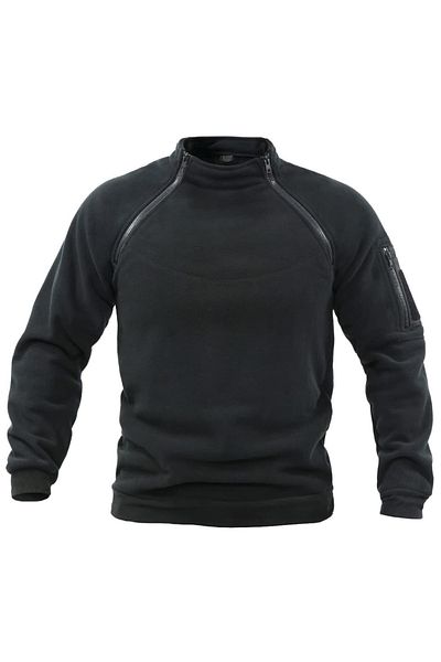 GENIUS STORE Férfi Polar Kombat - kültéri taktikai polár félcipzárral