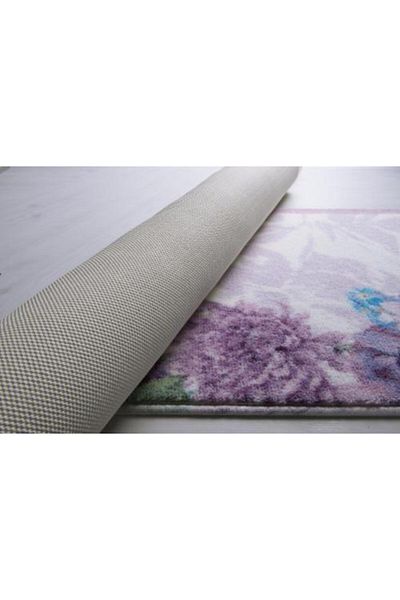 Confetti Pick Flower 50X57 cm Lilac Bathroom Rug