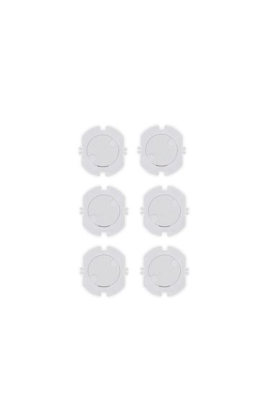 Babyjem 6 Pieces White Socket Protector Practical