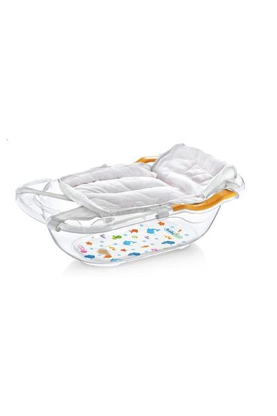 Babyjem Unisex Baby White Towel Αφρώδες Δίχτυ Μπανιέρας