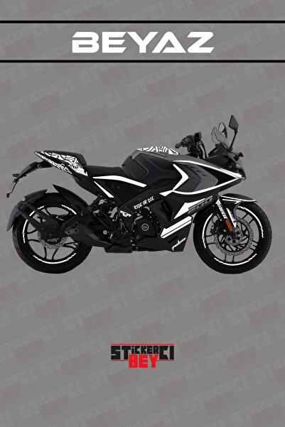 STİCKERCI BEY RS 200 Sticker Seti Full Set Parçalı Kaplama Folyo Kesim Etiket...