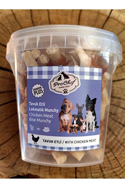 Prochef 100 Adet Lüks Lokmalık Tavuk Etli Munchy Çubuk - Köpek Ödülü & Ödül Maması