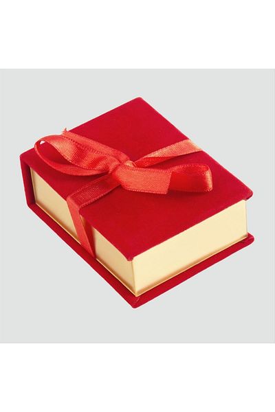Bijuteri Net Luxury Velvet Ribbon - Wooden Bracelet and Handcuffs Box