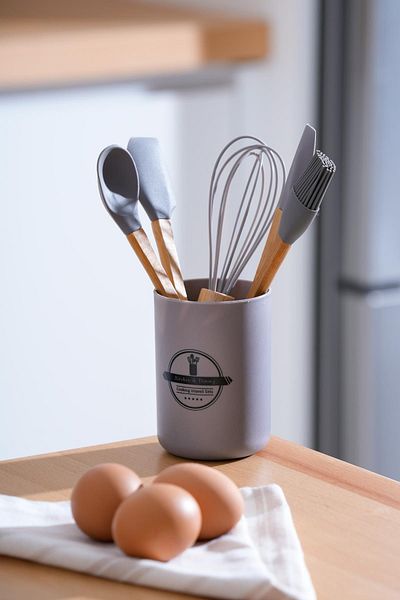 ACAR 5 Piece Handy Silicone Mini Kitchen Utensils Set