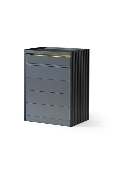 Berrak Mobilya Creo Siyah Dar Şifonyer