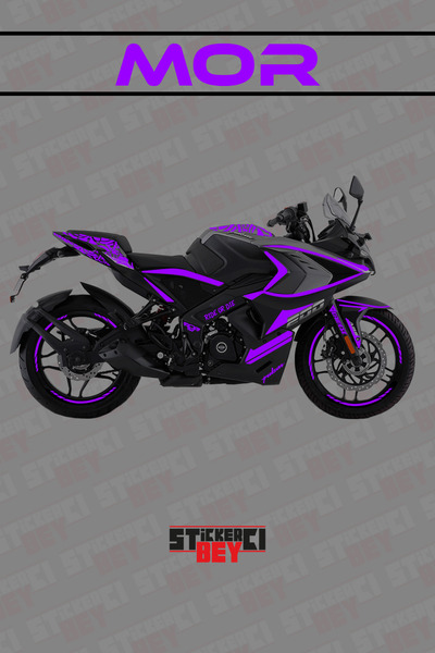 STİCKERCI BEY RS 200 Sticker Seti Full Set Parçalı Kaplama Folyo Kesim Etiket...