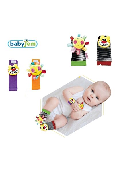 Babyjem Çıngıraklı Patik & Bileklik /