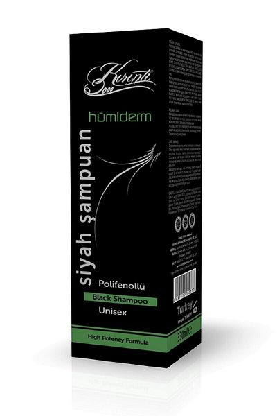 KIRINTI 2000 Black Hümiderm Polyphenol Shampoo - 330 ml