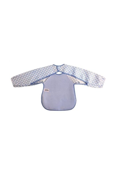 Sevi Bebe Baby Bib with Sleeves - Blue