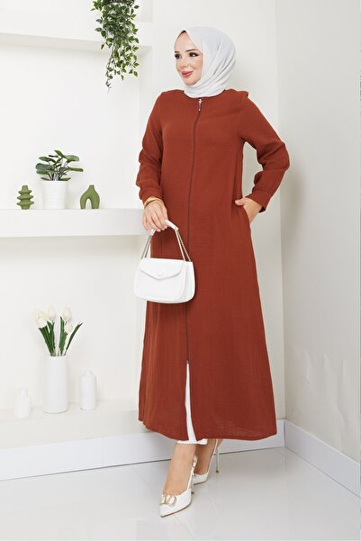 Tesettür Diyarı قبعة نسائية إسلامية بسحاب مقاس 133 سم