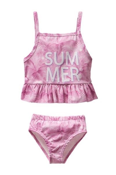 LULLY KİDS Lully Kids Girl's Pink Bikini