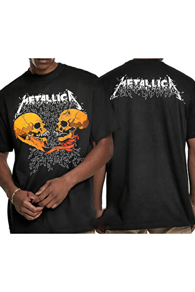 CONSTRAİN Μαύρο μπλουζάκι Metallica Sad But True Unisex με στάμπα μπροστά και...