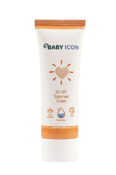 Baby İcon SPF 50 Sun Cream - 100 ml Baby Icon for Babies, Children and Pregnant Women