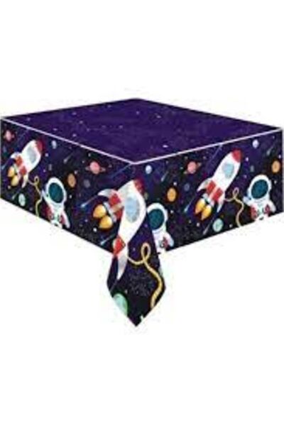 partideyince مفرش طاولة أنيق بطابع الفضاء