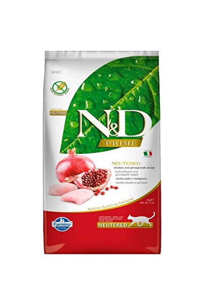N&D Nd Tahılsız Kısırlaştırılmış Kedi Maması Tavuklu Ve Narlı 5 Kg