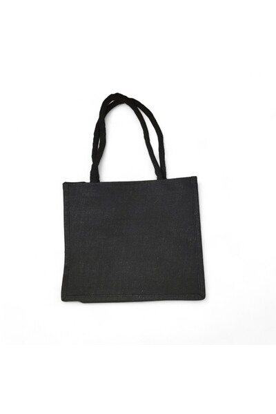 Hedea رقم. 4 حقيبة من الجوت الفاخر - أسود