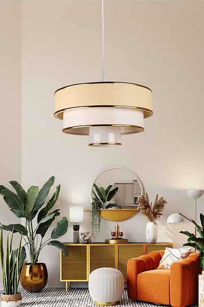 Eslight MYK Chandelier Cream-White Sports Pendant Lamp - Single EM73