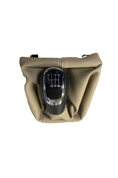 gkl Skoda Superb Gear Knob 6 Speed Beige 2008-2013 3t0711113b.