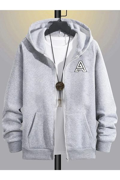 EFFRENATU Φούτερ με φερμουάρ Hila Moda Unisex