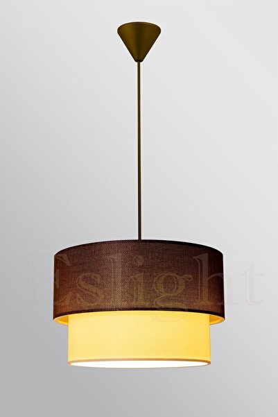 Eslight Sarkıt Pasta Avize Salon Avize Yatak Odası Kahverengi Avize