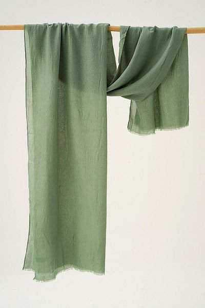 Rays 5675 Μπαμπού Kraş Shawl - Μέντα
