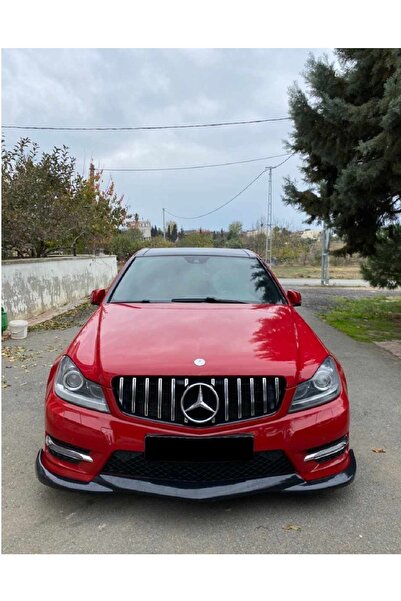 SML Dizayn Mercedes W204-c180 Ön Ek-lip 2012-2014 Amg Uyumlu Plastik W204 Ön-...