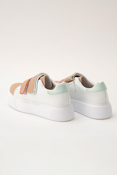Rays Model 2101 Pantofi sport cu velcro alb-bej