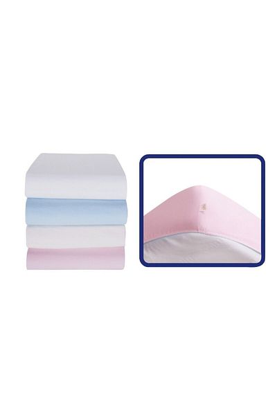 Sevi Bebe Elastic Single Jersey Bed Sheet Art-425 Pink