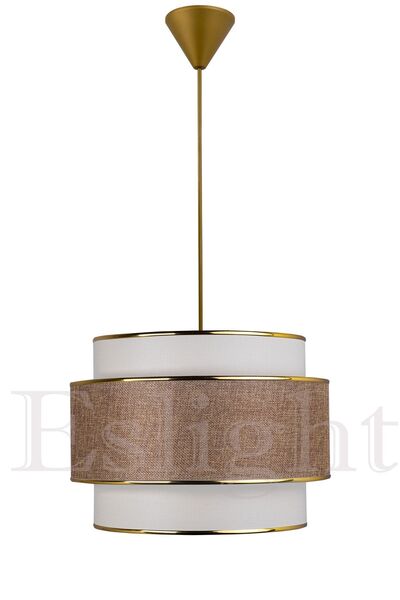 Eslight Milas Single Modern Pendant Chandelier Milk Coffee
