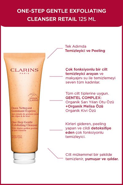 Clarins 125ml One-step Gentle Exfoliating Cleanser - Two Phase Facial Cleanser