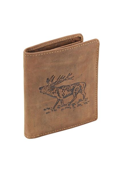 Greenburry Vintage stag wallet stag leather 9.5 cm